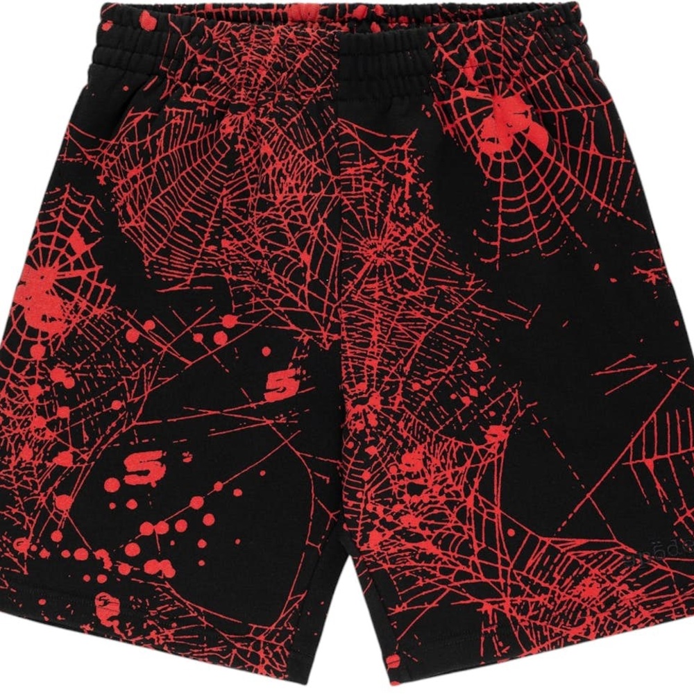 Mens Sp5der Web Shorts Size Large